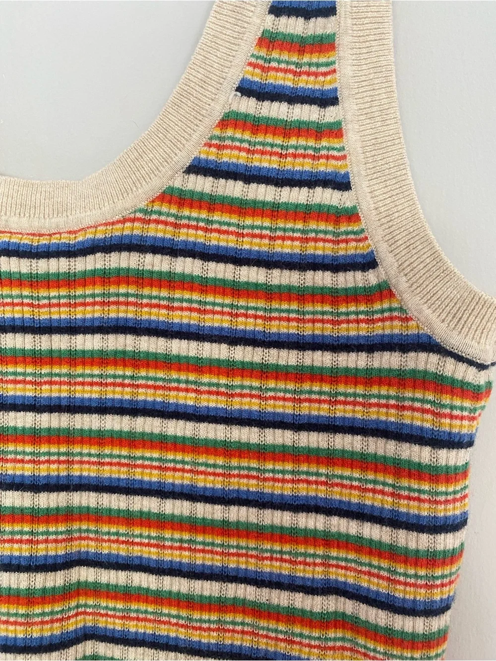 Madewell Striped Chapman Sweater Tank - Picture 5 of 8